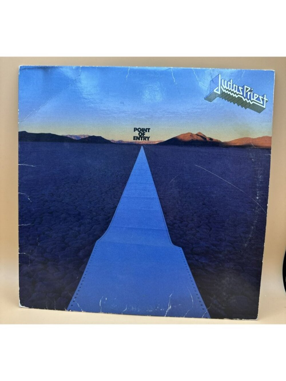 Judus Priest Point Of Entry FC 37052 LP Vinyl Record 1981 Metal Rock